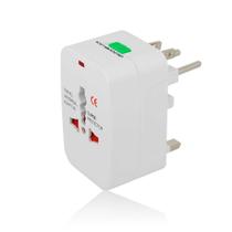 Adaptador Internacional Universal de Tomada Europeu AmericanoBranco 1052 Adaptador Internacional Universal de Tomada Europeu AmericanoBranco 1052