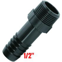 Adaptador Interno Conexão PVC Preto Roscável Para Tubo Irrigação Mangueira De 1/2” Polegadas Amanco