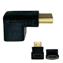 Adaptador IT Blue HDMI Para HDMI Em L 90 Graus