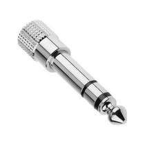 Adaptador Jack J2 Estéreo para P10 Estéreo - MXT - Níquel - Conexão Estável e Durável