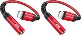 Adaptador JSAUX Lightning para 3,5 mm (MFi Certificado) - Pacote com 2 Adaptador JSAUX Lightning para 3,5 mm (MFi Certificado) - Pacote com 2