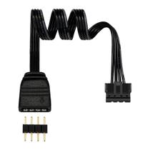 Adaptador led rgb 12v 4 pinos para controladoras 6 pinos Adaptador led rgb 12v 4 pinos para controladoras 6 pinos