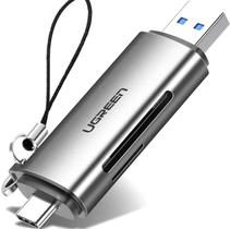 Adaptador Leitor Cartão De Memória Sd E Micro 5 Gbps Usb 3.0