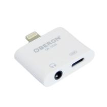 Adaptador Lightning Duplo Fone e Carregador