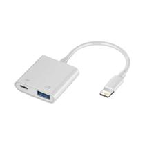 Adaptador Lightning para USB-C - Converte iPhone para Mouse, Teclado, Câmera e Leitor de Cartão