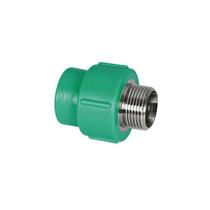 Adaptador Macho 20 x 1/2" BSP PPR Verde para Água Quente e Fria AMANCO