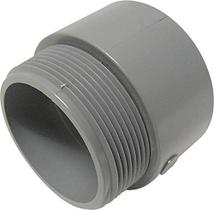 Adaptador macho de PVC Cantex, conduíte rosqueado de 2,5 polegadas