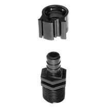 Adaptador macho PEXLOCK 30842 1/2 Pex x 1/2 Mpt, preto