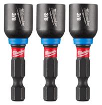 Adaptador Magnético 1/4" X 50Mm X 3/8" com 3 peças G 49-66-4525 Milwaukee Unica Adaptador Magnético 1/4" X 50Mm X 3/8" com 3 peças G 49-66-4525 Milwaukee Unica