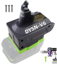 Adaptador MAKBOS para bateria Ryobi 18V para aspirador Dyson V6