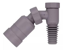 Adaptador Maquina de Lavar Saída Articulado com Retenção Adaptador Maquina de Lavar Saída Articulado com Retenção