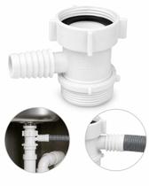 Adaptador Maquina Lavar Louca Saida Sifao Pia Astra Branco Conector Plastico Contra Vazamento 1.1/2 Adaptador Maquina Lavar Louca Saida Sifao Pia Astra Branco Conector Plastico Contra Vazamento 1.1/2