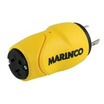 Adaptador Marinco S30-15 reto 30A 125V macho para 15A 125V fêmea