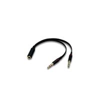 Adaptador MD9 2x P2 Mic + Fone (M) x P3 (F) - 8042