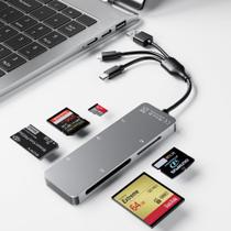 Adaptador Memory Stick Pro Duo Leitor de cartões de memória múltiplo 5 em 1