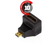 Adaptador Micro Hdmi Macho Para Hdmi Fêmea 90 - Kit Com 10