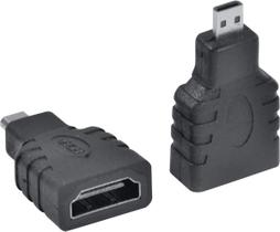 Adaptador Micro HDMI Macho X HDMI Femea AH-MCH Adaptador Micro HDMI Macho X HDMI Femea AH-MCH