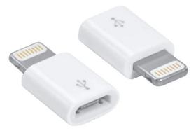 Adaptador Micro Usb V8 para iPhone Lighting Adaptador Micro Usb V8 para iPhone Lighting