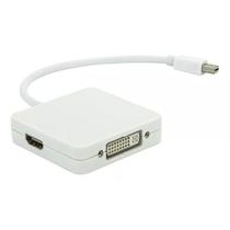 Adaptador Mini Displayport 3 Em 1 Dvi Hdmi E Displayport