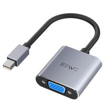 Adaptador Mini DisplayPort para VGA Adaptador JESWO 1080P Cinza
