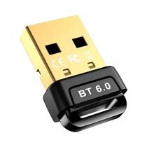 Adaptador Mini USB Bluetooth 6.0 Receptor Transmissor De Música Sem Fio Para PC Laptop Win8.1 10 11 Adaptador Mini USB Bluetooth 6.0 Receptor Transmissor De Música Sem Fio Para PC Laptop Win8.1 10 11