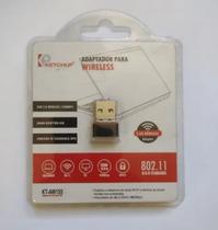 Adaptador mini wifi 150mbps 2.4g usb ketchup kt-aw155