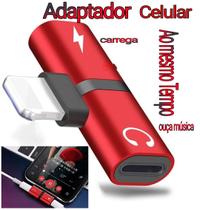 Adaptador Modelo iPhone 5 6 X 8 7 Carrega E Ouve Musica - BR