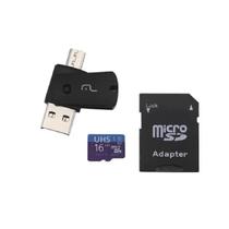 Adaptador Multilaser 4x1 Dual Drive Cartão Celular Usb 16GB - MC150 Adaptador Multilaser 4x1 Dual Drive Cartão Celular Usb 16GB - MC150