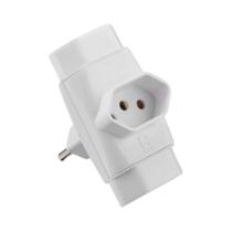 Adaptador Multiplicador em T com 3 Saídas 10A Multilaser