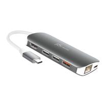 Adaptador múltiplo j5create USB-C 9 em 1 HDMI/Ethernet/USB 3.1 Adaptador múltiplo j5create USB-C 9 em 1 HDMI/Ethernet/USB 3.1