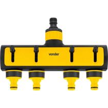 Adaptador Múltiplo Para Mangueira com 4 Saídas e Regulador de Fluxo Individual AMV 040, Vonder OstenVonder Adaptador Múltiplo Para Mangueira com 4 Saídas e Regulador de Fluxo Individual AMV 040, Vonder OstenVonder