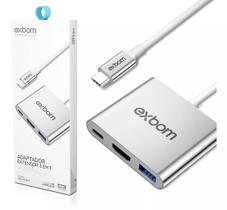 Adaptador Nintendo Switch 3X1 Usb-C/Hdmi/Usb 3.0 Exbom