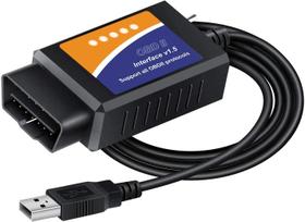 Adaptador OBD2 ELM327 USB - Scanner para Ford, Lincoln e Mazda Adaptador OBD2 ELM327 USB - Scanner para Ford, Lincoln e Mazda