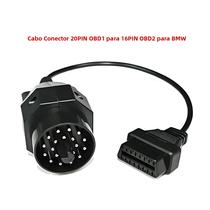 Adaptador OBDII BMW De 20 Pinos Para Cabo De Interface OBD2 De 16 Pinos, Ferramenta De Diagnóstico Adaptador OBDII BMW De 20 Pinos Para Cabo De Interface OBD2 De 16 Pinos, Ferramenta De Diagnóstico