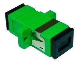 Adaptador Óptico P/ Fibra SC APC Simplex Verde