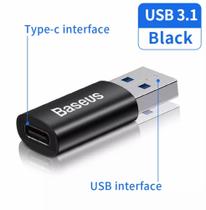 Adaptador Otg Baseus Usb 3.1 (macho) Para Tipo-c (fêmea)