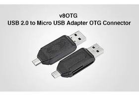 Adaptador Otg Leitor Cartão Micro Sd Usb Micro Usb V8 2.0