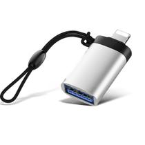 Adaptador OTG Lightning para USB 3.0 Compativel iPhone Transferir Pendrive Fotos Dados Adaptador OTG Lightning para USB 3.0 Compativel iPhone Transferir Pendrive Fotos Dados