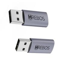 Adaptador OTG Premium Modelo AD-504 USB-A (Macho) x P3 (Fêmea) Cor Cinza Adaptador OTG Premium Modelo AD-504 USB-A (Macho) x P3 (Fêmea) Cor Cinza