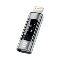 Adaptador OTG Tipo C Para Lightning Com Carregamento Rápido E Display Digital Para iPhone 15 14 Adaptador OTG Tipo C Para Lightning Com Carregamento Rápido E Display Digital Para iPhone 15 14