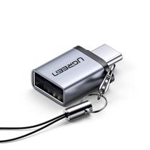 Adaptador otg ugreen tipo-c para usb us270 cinza - 50283
