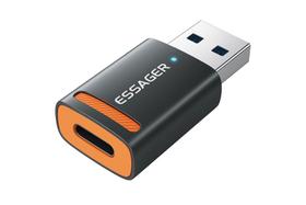 Adaptador Otg Usb 3.0 Macho usba Para Usbc Fêmea 5gb - ESSAGER