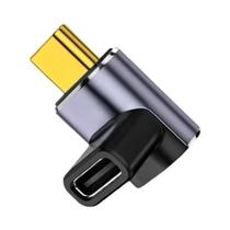 Adaptador OTG USB-C 40Gbps 100W 5A Conversor De Carregamento Rápido De 90 Graus Para MacBook 8K60HZ