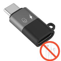 Adaptador Otg Usb C X Compatível Lightning Fêmea Microfone