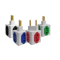 Adaptador p/ Tomada Cubo 4 em 1 Novo Te Benjamin