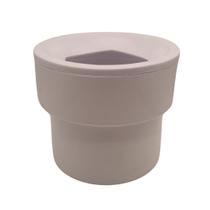 Adaptador P/ Vaso Horizontal C/ Anel 100mm Branco Estrela Adaptador P/ Vaso Horizontal C/ Anel 100mm Branco Estrela