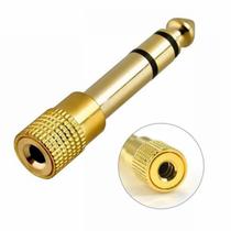 Adaptador P10 Macho 6,5mm Para P2 Fêmea 3,5mm Plug Conector Conversor Adaptador P10 Macho 6,5mm Para P2 Fêmea 3,5mm Plug Conector Conversor
