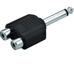 Adaptador P10 Macho x 2 RCA Fêmea Para Caixa Som