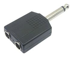 Adaptador P10 Mono x 2 J10 Mono Dual Adaptador P10 Mono x 2 J10 Mono Dual