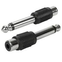 Adaptador P10 Plastico - P10 Mono Jack Rca Pct Com 10Pçs Adaptador P10 Plastico - P10 Mono Jack Rca Pct Com 10Pçs